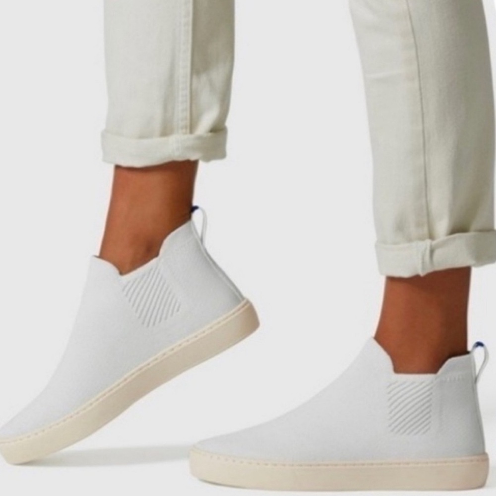 Rothy’s The Chelsea Boot - Winter White - Picture 2 of 11